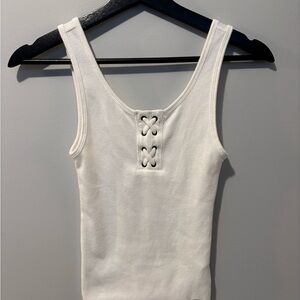 Hollister White Tank Top